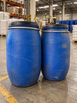 plastic blue drums  1